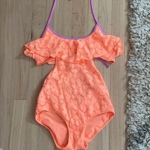 VS Neon Peach Hot One Piece
